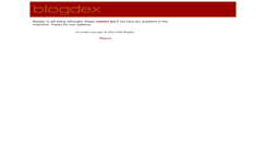 Desktop Screenshot of blogdex.net